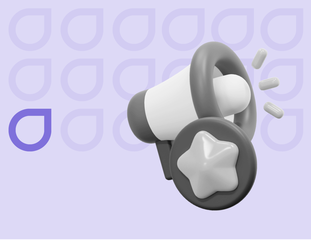 3D illustration of a cannon shooting out star-shaped objects, symbolizing the creation of a distinct brand identity with Figfame's illustration services.